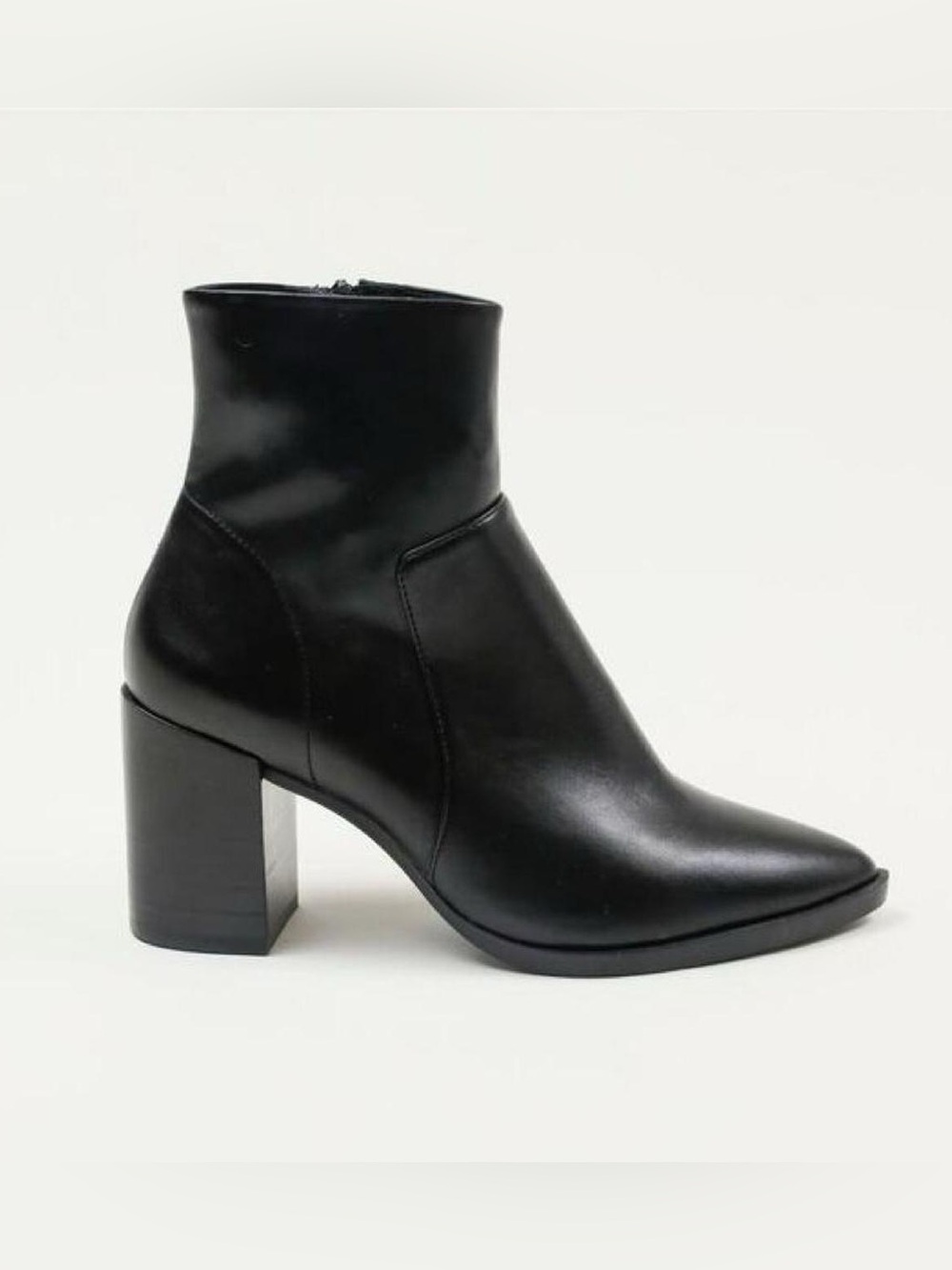 Jeffrey Campbell Duncann black block heel ankle boots
